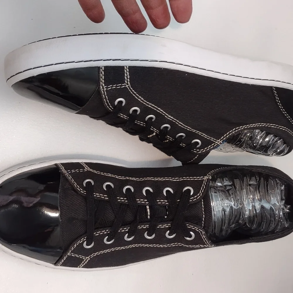 Clarks Black and White Sneakers